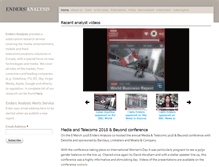 Tablet Screenshot of endersanalysis.com